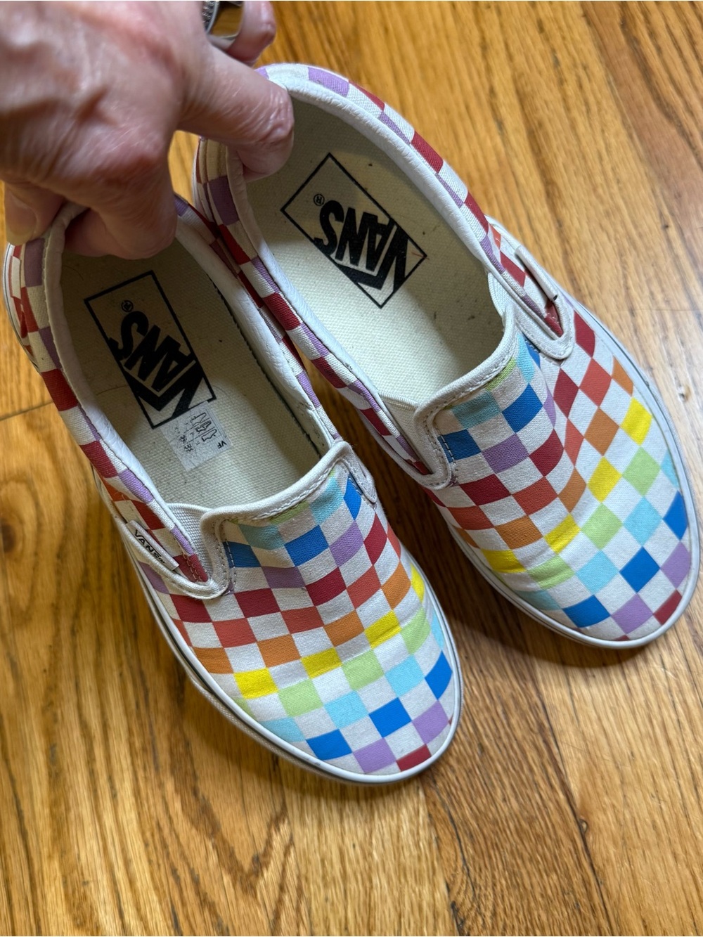 Vans ColorBlock Slip Ons - Picture 8 of 9